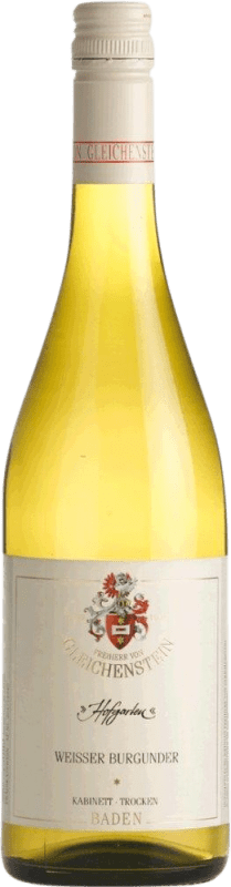 Free Shipping | White wine Freiherr von Gleichenstein Hofgarten Kabinett mit Prädikat Dry I.G. Baden Baden Germany Pinot White 75 cl