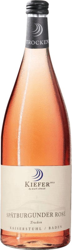 Kostenloser Versand | Rosé-Wein Friedrich Kiefer Rosé Trocken I.G. Baden Baden Deutschland Spätburgunder 1 L