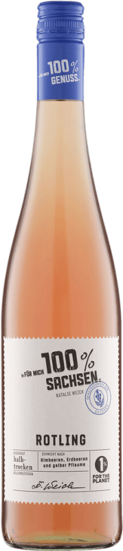 Envío gratis | Espumoso rosado Rotling Sachsen Alemania Pinot Blanco, Müller-Thurgau, Scheurebe, Portugieser, Dornfelder, Regent 75 cl