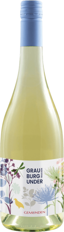 Бесплатная доставка | Белое вино Gemünden Floral Edition сухой Q.b.A. Nahe Nahe Германия Pinot Grey 75 cl