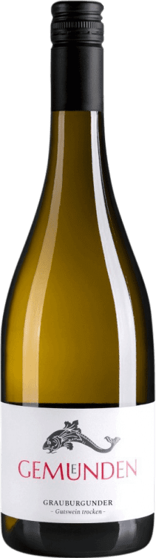 Envoi gratuit | Vin blanc Gemünden Sec V.D.P. Gutswein Nahe Allemagne Pinot Gris 75 cl