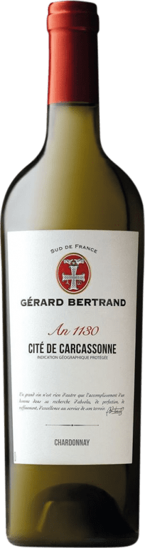 Бесплатная доставка | Белое вино Gérard Bertrand Héritage 1130 Франция Chardonnay 75 cl