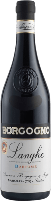 39,95 € | Красное вино Giacomo Borgogno Bartomè D.O.C. Langhe Пьемонте Италия Nebbiolo 75 cl