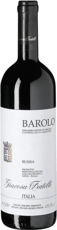 Free Shipping | Red wine Giacosa Fratelli Bussia D.O.C.G. Barolo Piemonte Italy Nebbiolo 75 cl