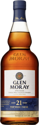 威士忌单一麦芽威士忌 Glen Moray Port Wood Finish 21 岁 70 cl