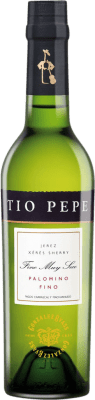 7,95 € | Fortified wine González Byass Tío Pepe D.O. Jerez-Xérès-Sherry Andalusia Spain Palomino Fino Half Bottle 37 cl