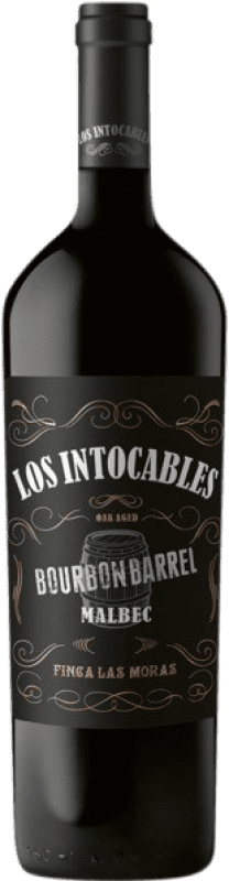 Бесплатная доставка | Красное вино Penaflor Finca Las Moras Los Intocables Black I.G. Mendoza Мендоса Аргентина Malbec 75 cl