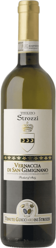 免费送货 | 白酒 Guicciardini Strozzi Titolato D.O.C.G. Vernaccia di San Gimignano 托斯卡纳 意大利 Vernaccia 75 cl