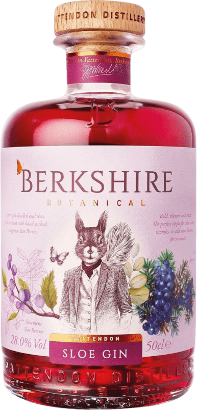 Бесплатная доставка | Джин Heaven Hill Berkshire Botanical Sloe Gin Объединенное Королевство бутылка Medium 50 cl