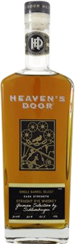 96,95 € | 威士忌单一麦芽威士忌 Heaven's Door Schlumberger Selection 1 Cask Strength Straight Bourbon 美国 70 cl