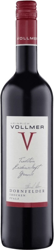 Free Shipping | Red wine Heinrich Vollmer Q.b.A. Pfälz Pfälz Germany Dornfelder 75 cl