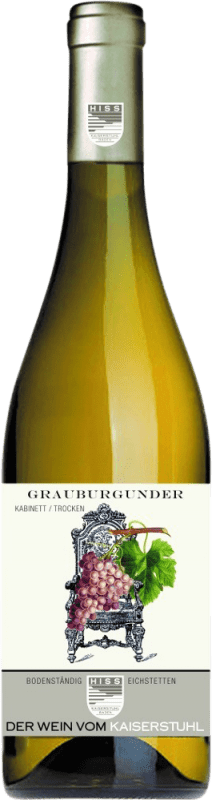 Envoi gratuit | Vin blanc Hiss Eichstetter Herrenbuck Kabinett Baden Allemagne Pinot Gris 75 cl