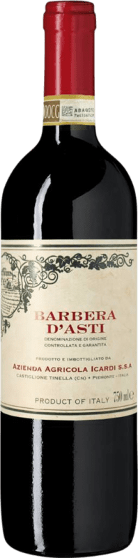 Free Shipping | Red wine Icardi D.O.C. Barbera d'Asti Piemonte Italy Barbera 75 cl