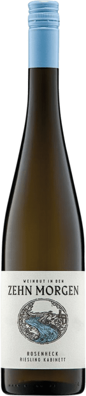 11,95 € | Vin blanc Zehn Morgen Kreuznacher Rosenheck Kabinett Q.b.A. Nahe Nahe Allemagne Riesling 75 cl