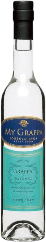 23,95 € Envio grátis | Grappa Inga D.O.C.G. Cortese di Gavi Garrafa Medium 50 cl