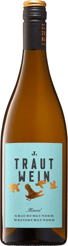 送料無料 | 白ワイン J. Trautwein Cuvée Mineral Q.b.A. Rheinhessen Rheinhessen ドイツ Nebbiolo, Pinot Grey 75 cl