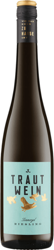 Бесплатная доставка | Белое вино J. Trautwein Tonmergel Q.b.A. Rheinhessen Rheinhessen Германия Riesling 75 cl