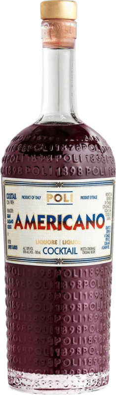 Envio grátis | Aguardente Grappa Jacopo Poli Americano Cocktail Premix I.G.T. Venezia Venecia Itália 70 cl