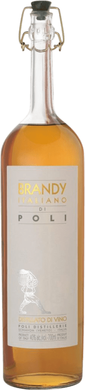 Envio grátis | Brandy Conhaque Jacopo Poli Italiano I.G.T. Venezia Venecia Itália Trebbiano 3 Anos 70 cl