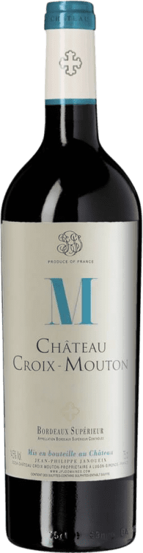 Бесплатная доставка | Красное вино Jean Philippe Janoueix Château Croix Mouton A.O.C. Bordeaux Supérieur Бордо Франция Merlot, Cabernet Franc 75 cl