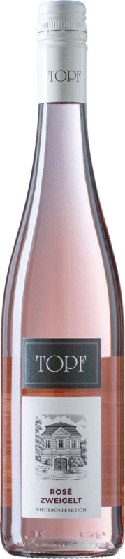 Бесплатная доставка | Розовое вино Johann Topf Strassertal Rosé I.G. Kamptal Кампталь Австрия Zweigelt 75 cl