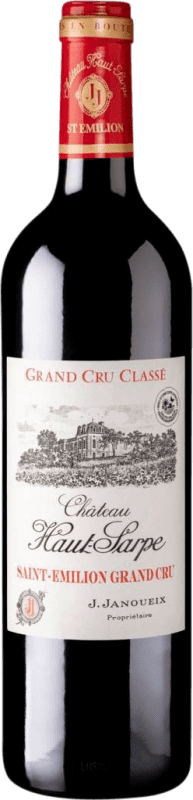 Free Shipping | Red Wine Joseph Janoueix. Château Haut Sarpe Grand Cru Classé A.O.C. Saint-Émilion Bordeaux France Merlot, Cabernet Franc 75 cl