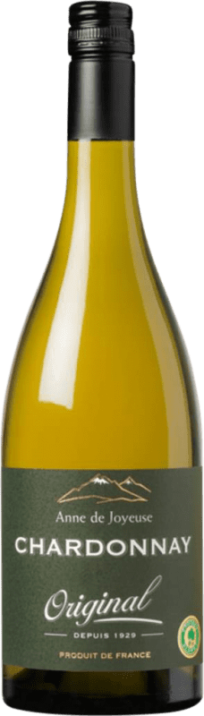 Бесплатная доставка | Белое вино Joyeuse Original I.G.P. Vin de Pays d'Oc Бордо Франция Chardonnay 75 cl