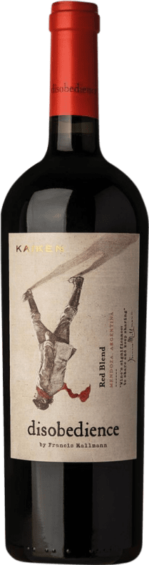 免费送货 | 红酒 Kaiken Disobedience 门多萨 阿根廷 Merlot, Cabernet Sauvignon, Malbec 75 cl