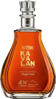 单一麦芽威士忌 Kavalan 40th Wine Cask Finish — 橡木桶陈酿收尾, 限量版, Special Anniversary Edition — 特别周年版 特殊瓶 1,5 L