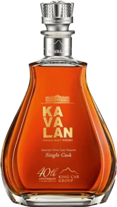 送料無料 | ウイスキーシングルモルト Kavalan 40th Anniversary Edition Wine Cask Matured 台湾 特別なボトル 1,5 L