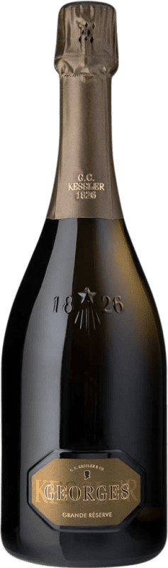 送料無料 | 白スパークリングワイン Kessler Sekt Georges Brut ドイツ Pinot Black, Chardonnay 75 cl