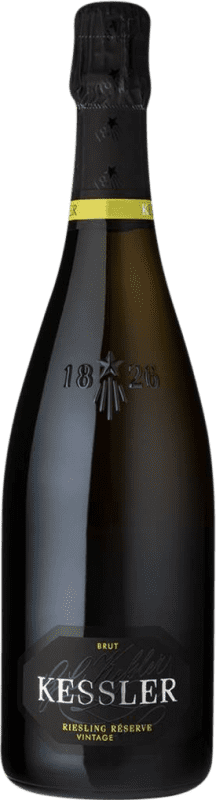 Free Shipping | White sparkling Kessler Sekt Vintage Reserve Germany Riesling 75 cl