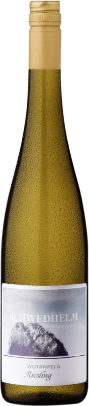 Бесплатная доставка | Белое вино Klosterhof Schwedhelm Wotanfels Q.b.A. Pfälz Пфальце Германия Riesling 75 cl