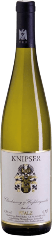 16,95 € | Vin blanc Knipser Chardonnay & Weissburgunder Sec Q.b.A. Pfälz Pfälz Allemagne Nebbiolo, Chardonnay 75 cl