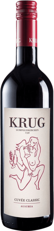 Бесплатная доставка | Красное вино Krug Cuvée Classic D.A.C. Thermenregion Австрия Merlot, Nebbiolo 75 cl