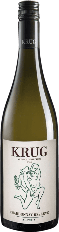 Spedizione Gratuita | Vino bianco Krug Riserva D.A.C. Thermenregion Austria Chardonnay 75 cl