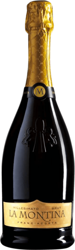 61,95 € 送料無料 | 白のスパークリングワイン La Montina Brut — ブリュット Millesimato D.O.C.G. Franciacorta