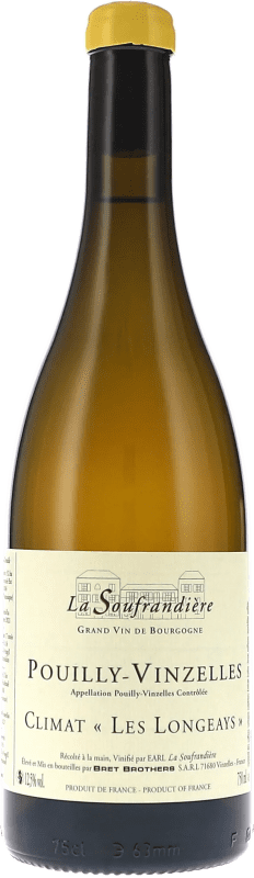 55,95 € | Vin blanc La Soufrandière Climat les Longeays A.O.C. Pouilly-Vinzelles Bourgogne France Chardonnay 75 cl