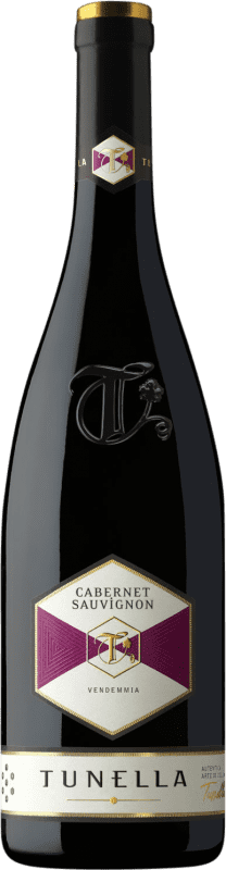 Free Shipping | Red wine La Tunella D.O.C. Friuli Friuli-Venezia Giulia Italy Cabernet Sauvignon 75 cl