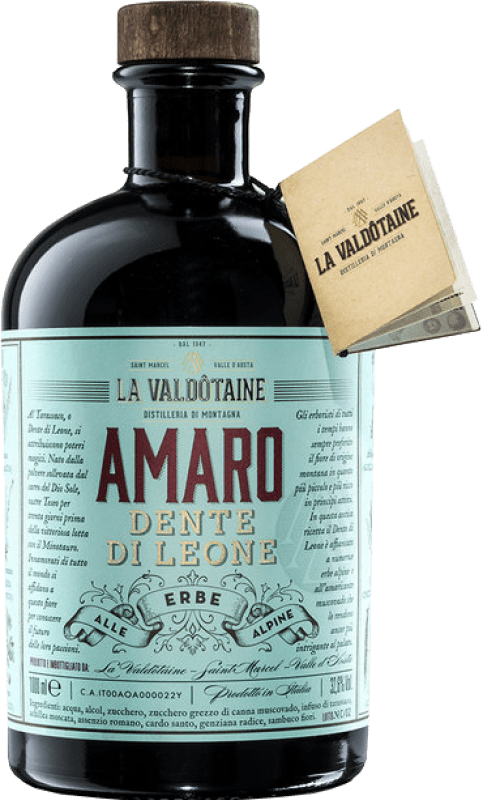 57,95 € Free Shipping | Amaro La Valdôtaine Dente di Leone Erbe Alpine — Alpine Herbs