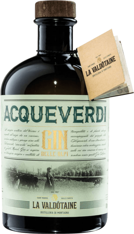 Бесплатная доставка | Джин La Valdôtaine Acqueverdi Gin Италия 1 L