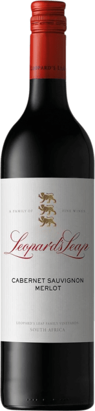 Бесплатная доставка | Красное вино Leopard's Leap Merlot Cabernet Sauvignon Franschhoek Южная Африка Merlot, Cabernet Sauvignon 75 cl