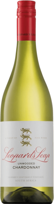 Envoi gratuit | Vin blanc Leopard's Leap Unwooded Franschhoek Afrique du Sud Chardonnay 75 cl