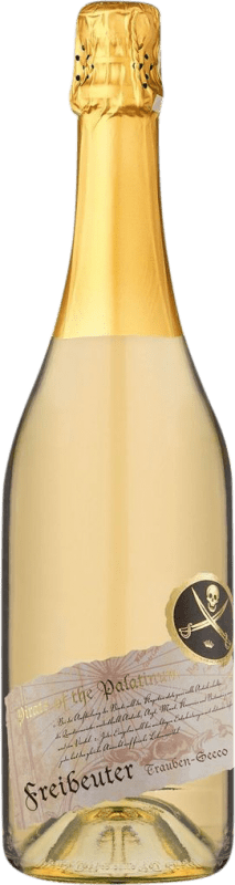 Free Shipping | White sparkling Lergenmüller Freibeuter Dry Q.b.A. Pfälz Pfälz Germany Scheurebe 75 cl Alcohol-Free