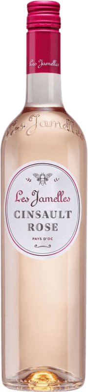 免费送货 | 玫瑰酒 Les Jamelles Rosé I.G.P. Vin de Pays d'Oc 法国 Cinsault 75 cl