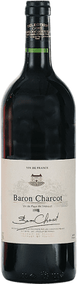 Les Vins de Saint Saturnin Baron Charcot Rouge Vin de Pays de l'Hérault 1 L