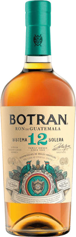 54,95 € Free Shipping | Rum Licorera Quezalteca Botran Solera Añejo — Aged 12 Years