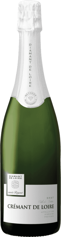 Kostenloser Versand | Weißer Sekt Loire Proprietés Diamant Brut Reserve A.O.C. Crémant de Loire Loire Frankreich Chardonnay, Chenin Weiß 75 cl