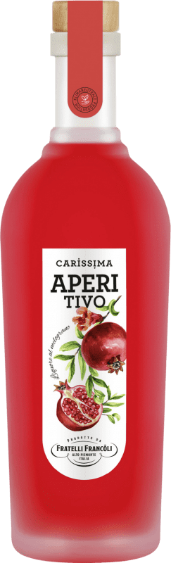 Envio grátis | Licores Luigi Francoli Carissima Aperitivo Granatapfel & Sauerkirsch Itália 70 cl