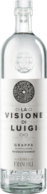 Envio grátis | Aguardente Grappa Luigi Francoli La Visione Itália Garrafa Medium 50 cl